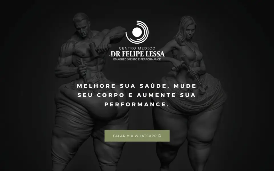 Página inicial do site Dr. Felipe Lessa